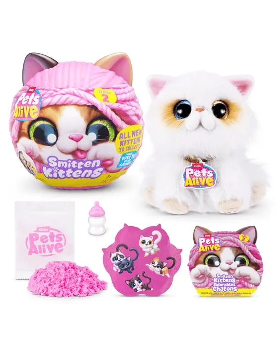 Animaux de compagnie ZURU 5 pièces Alive Smitten Kittens Series 2 - Assortiment
