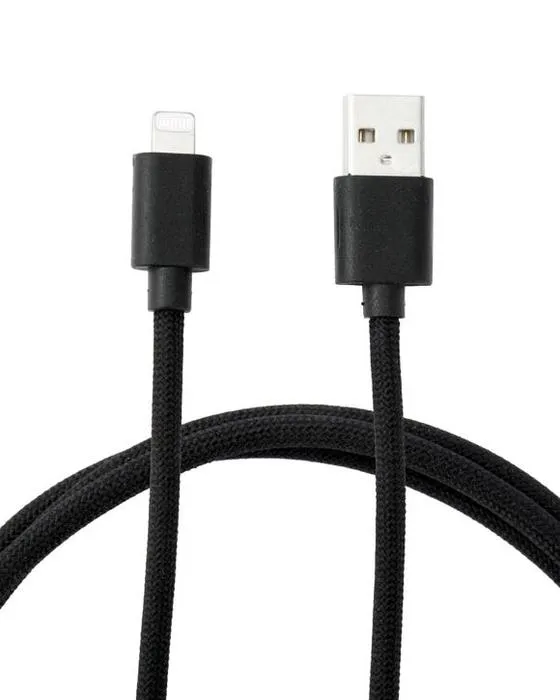 Câble USB-A à Lightning - 1m, Noir