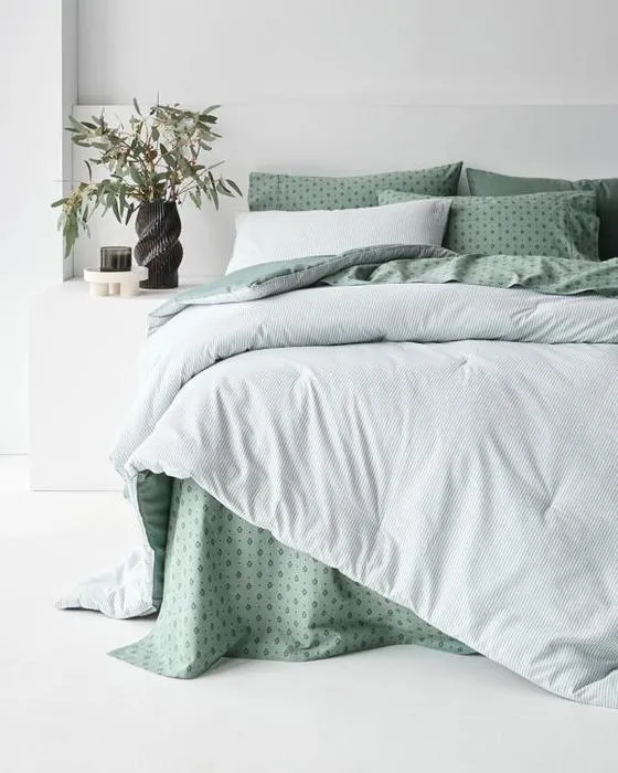 Ensemble de consolateurs Hampton - lit Queen - vert