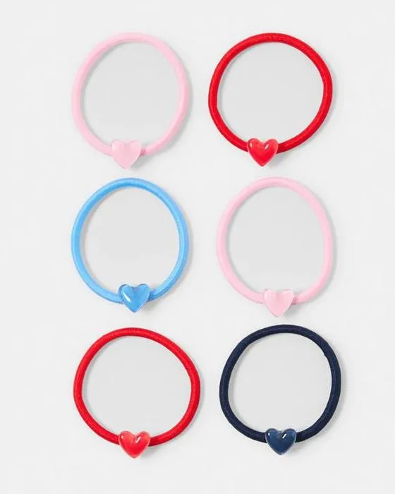 6 Pack Coeurs de cheveux