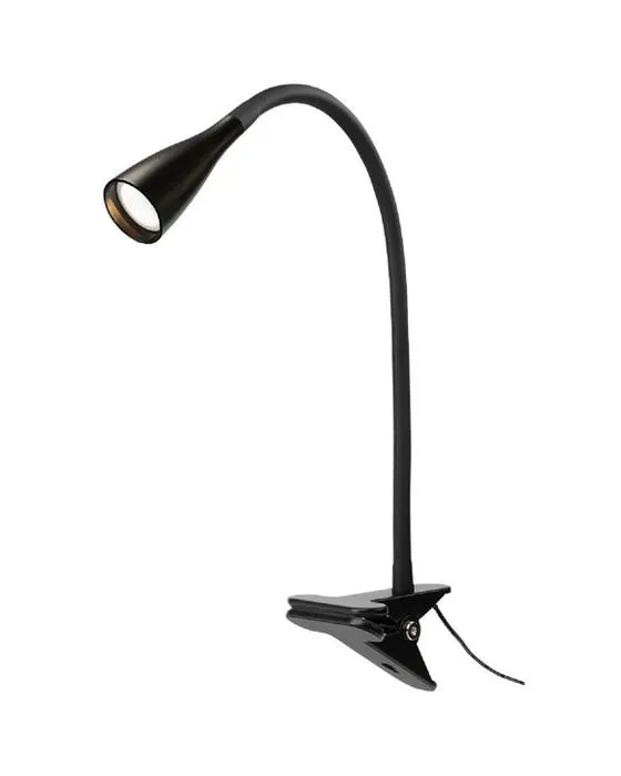 Brillant éclairage Axton lampe de pince noir
