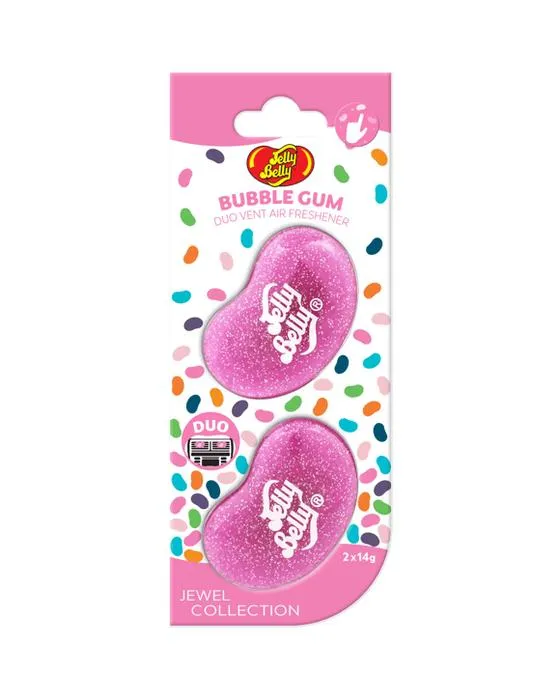 2 Pack Jelly Belly Duo Air Freshener - Bubblegum