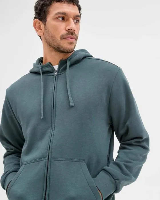 Cible Homme Australien mélange de coton Zip Thru Hoodie