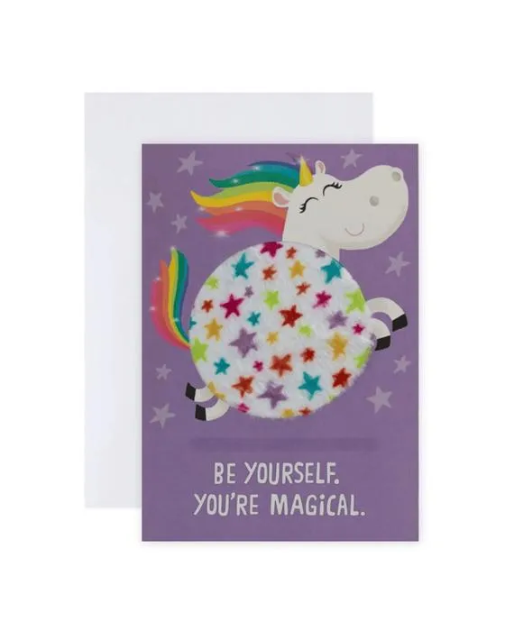 Carte d'anniversaire de la licorne Belly - Vous êtes magique