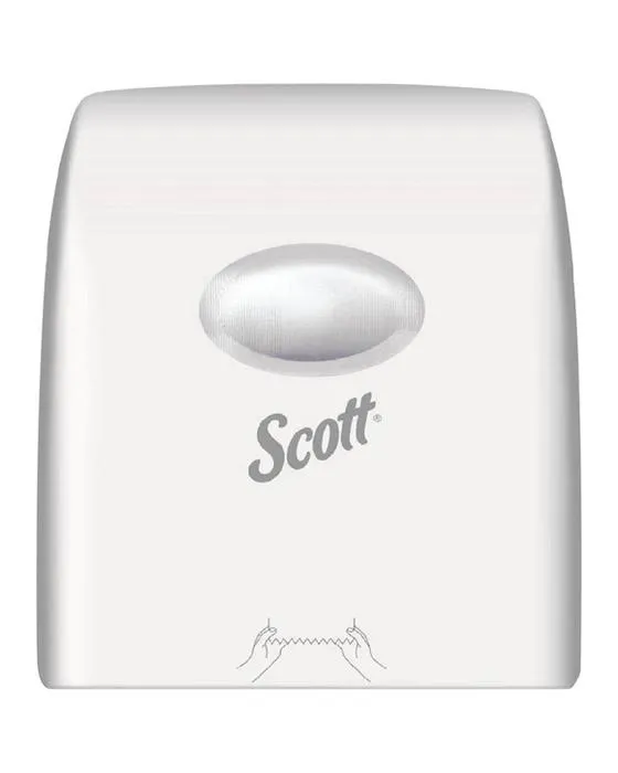 Scott Slimroll distributeur de serviette à main blanc
