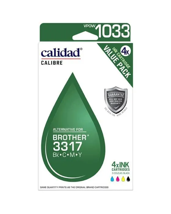 Calidad Brother LC-3317 Encre 4 Pack