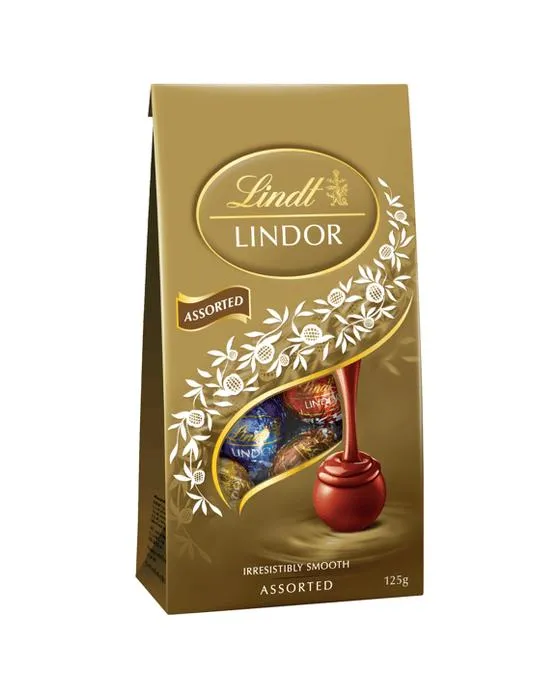 Sac assorti Lindt LINDOR 125g