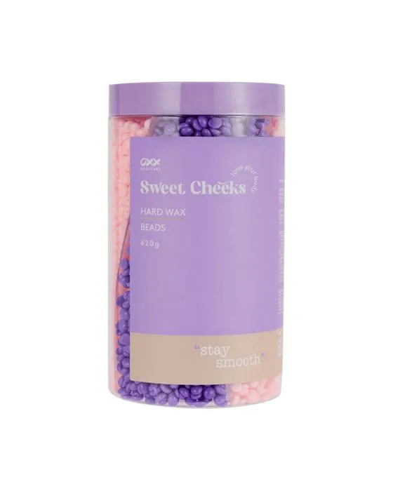 OXX Bodycare Sweet Cheeks Perles de cire dure 420g - violet et rose