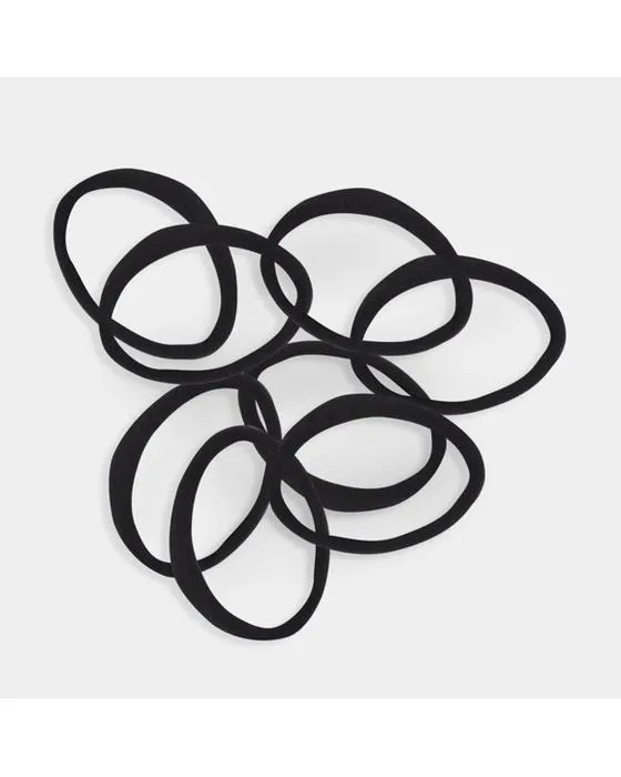 8 Pack extra grand poney doux - Noir