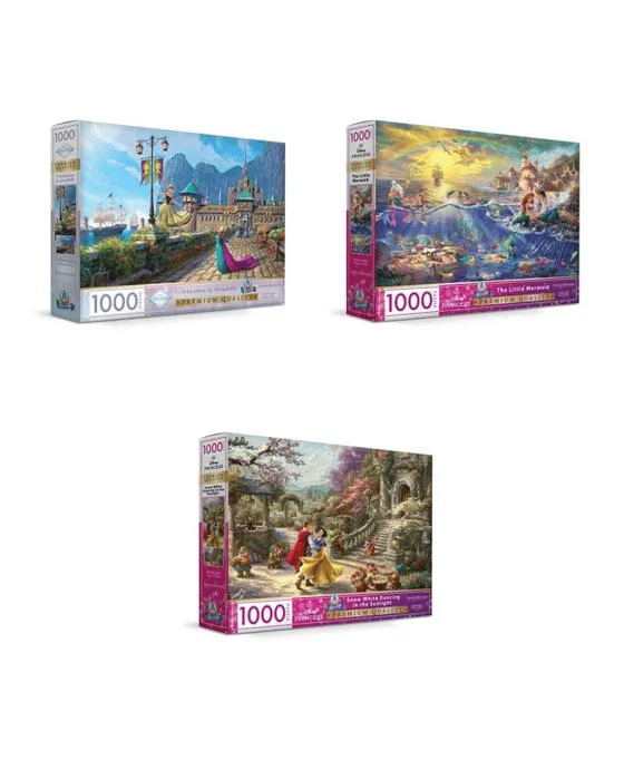 Ensemble de puzzles Disney 1000 pièces - Assortiment