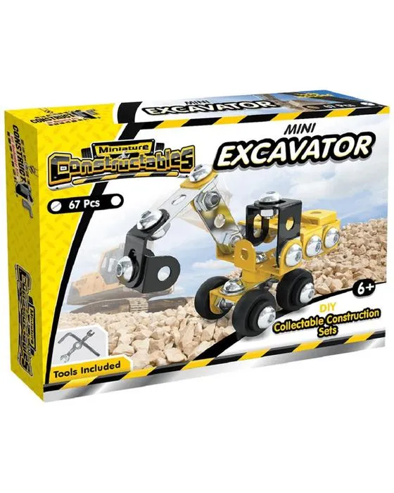 Excavateur miniatures constructibles 67 pièces