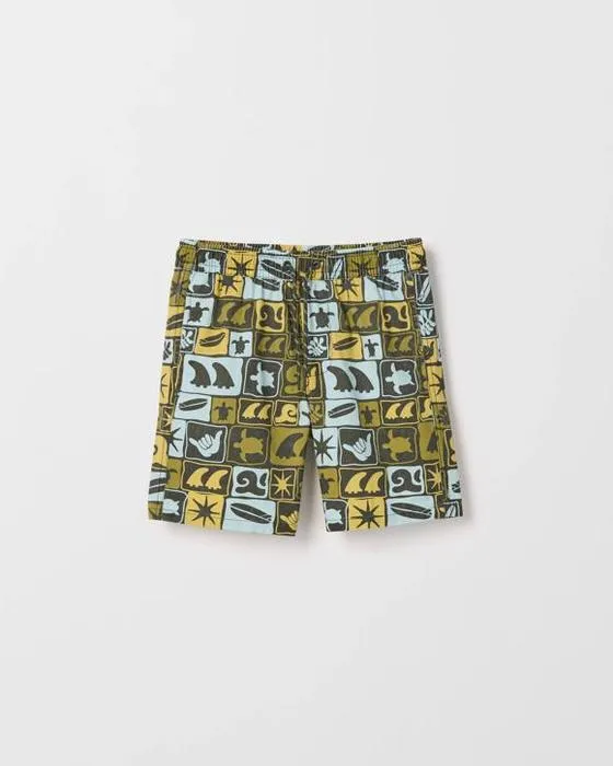 Cible Enfants Australien Coton Mix Elastic Waist Shorts de bain