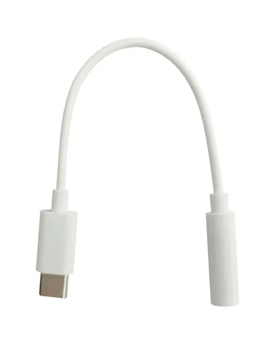Adaptateur USB-C à 3.5 mm Keji blanc