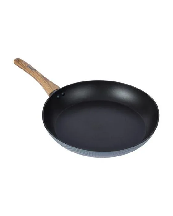 32cm Frypan linéaire - look bois