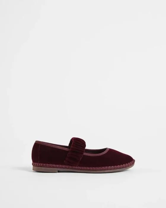 Cible femme Velvet Mary Jane Ballet Flats - Suzette