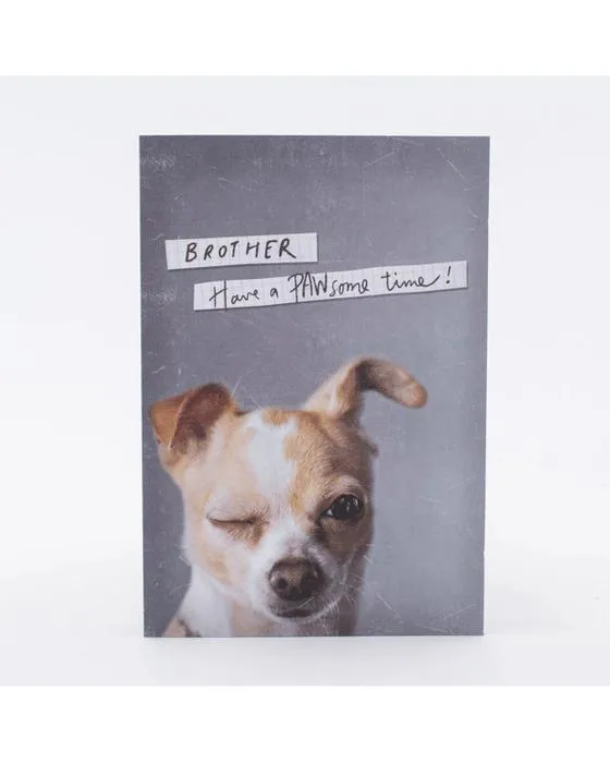 Carte d'anniversaire de Hallmark pour frère