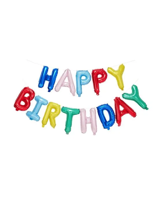 Bright Happy Birthday Foil Balloon
