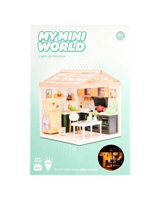 144 pièce Mon mini-monde allumer des jeux de cuisine