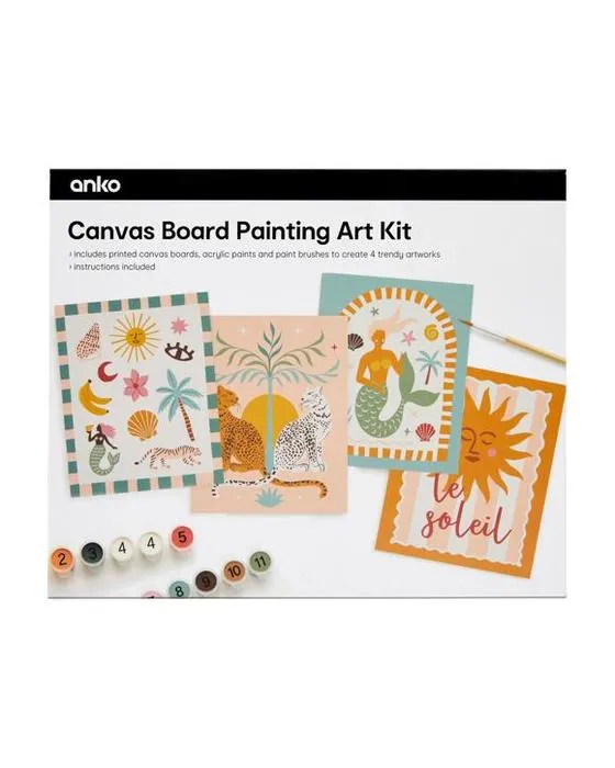 Toile peinture de panneau Art Kit