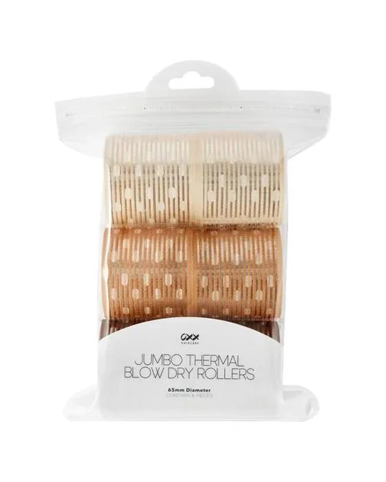 OXX Coiffure 6 pièces Jumbo Thermal Blow Dry Rollers