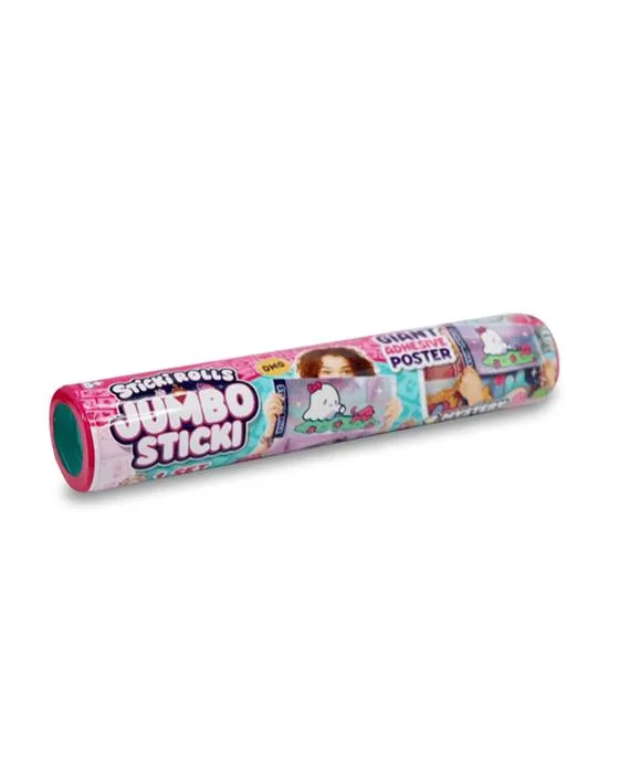 Sticki Rolls Jumbo Sticker Capsule Tube - Multi