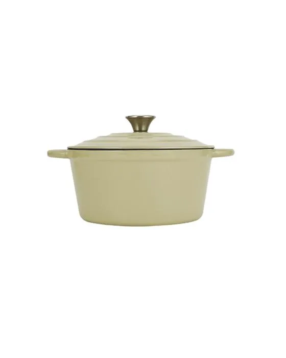 Casserole de fer en fonte 4L - Vert