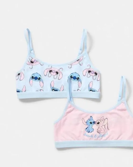 2 Pack Lilo & Stitch License Crop Top